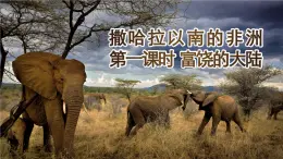 初中 地理 粵教粵人版（2024）七年級下冊7.1 撒哈拉以南非洲第一課時 課件