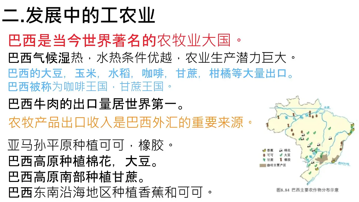 初中 地理 商务星球版(2024)七年级下册8.6 巴西 课件第8页