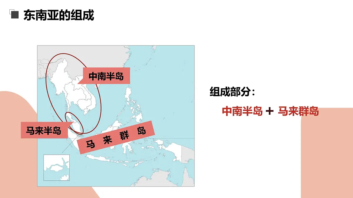 第七章+认识地区(东南亚+西亚) 2025学年七年级地理下学期期末考点大串讲中图版北京课件第5页