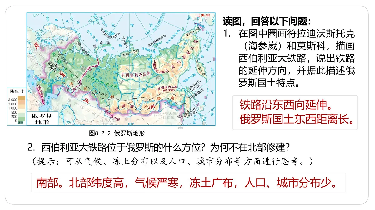 8.2+俄罗斯(第1课时)(课件)2025学年七年级地理下册中图版北京第7页