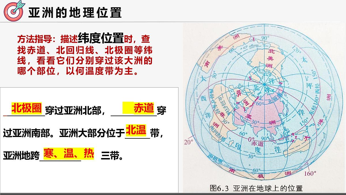 2024-2025学年七年级地理下册(商务星球版2024)6.1亚洲的自然环境特征课件第7页