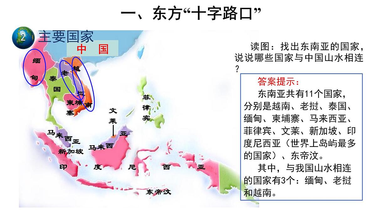 2024-2025学年七年级地理下册(商务星球版2024)7.1 东南亚 课件第7页