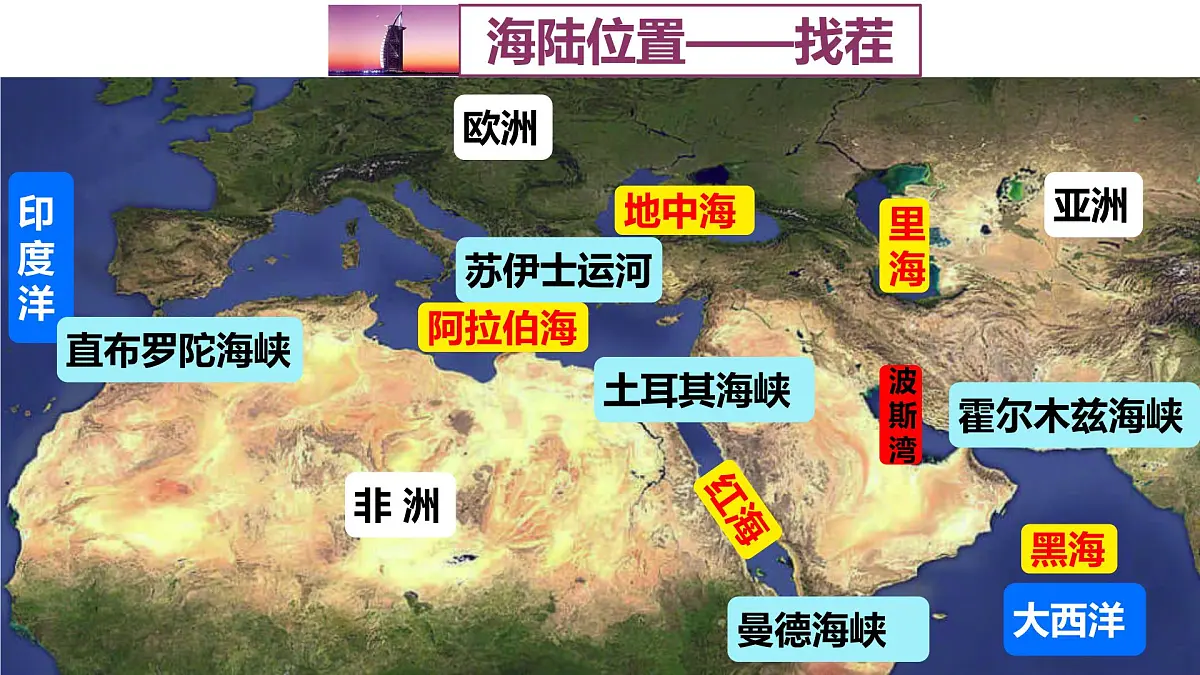 2024-2025学年七年级地理下册(商务星球版2024)7.2 西亚(第1课时)课件第8页