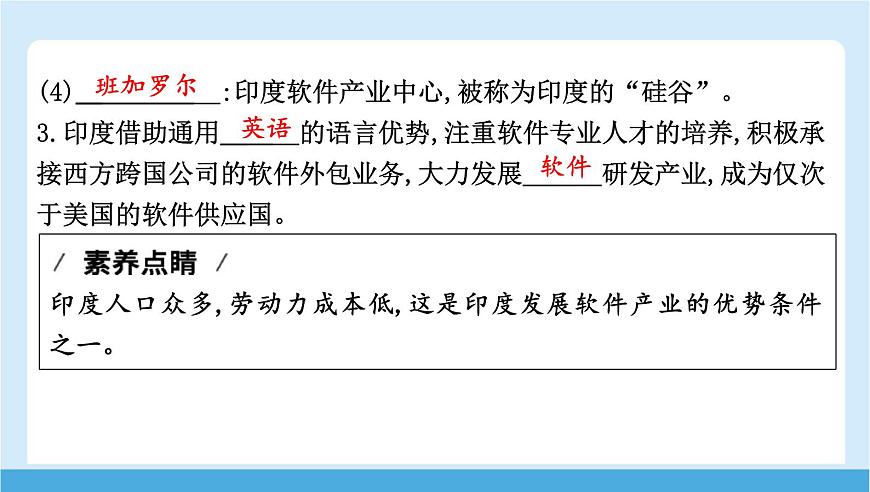 2024-2025學(xué)年七年級地理下冊(商務(wù)星球版2024)8.2 印度 第二課時 發(fā)展中的大國 課件第6頁