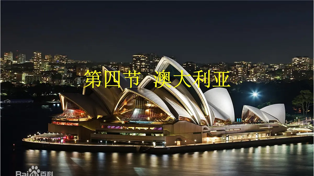 2024-2025学年七年级地理下册(商务星球版2024)8.4澳大利亚课件第1页