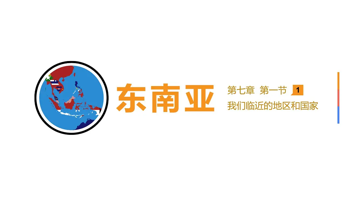 2024-2025学年七年级地理下册(商务星球版2024)第七章第一节 东南亚课件第1页