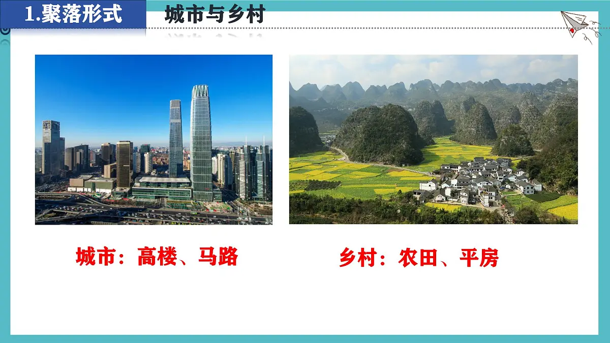 湘教版(2024年)地理七年级上册 4.2 世界的聚落 课件 (1)第5页