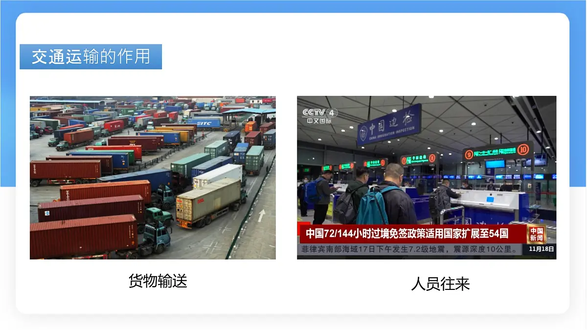 湘教版(2024年)地理七年级上册 探究与实践 交通运输在全球经济发展中的重要作用课件第3页