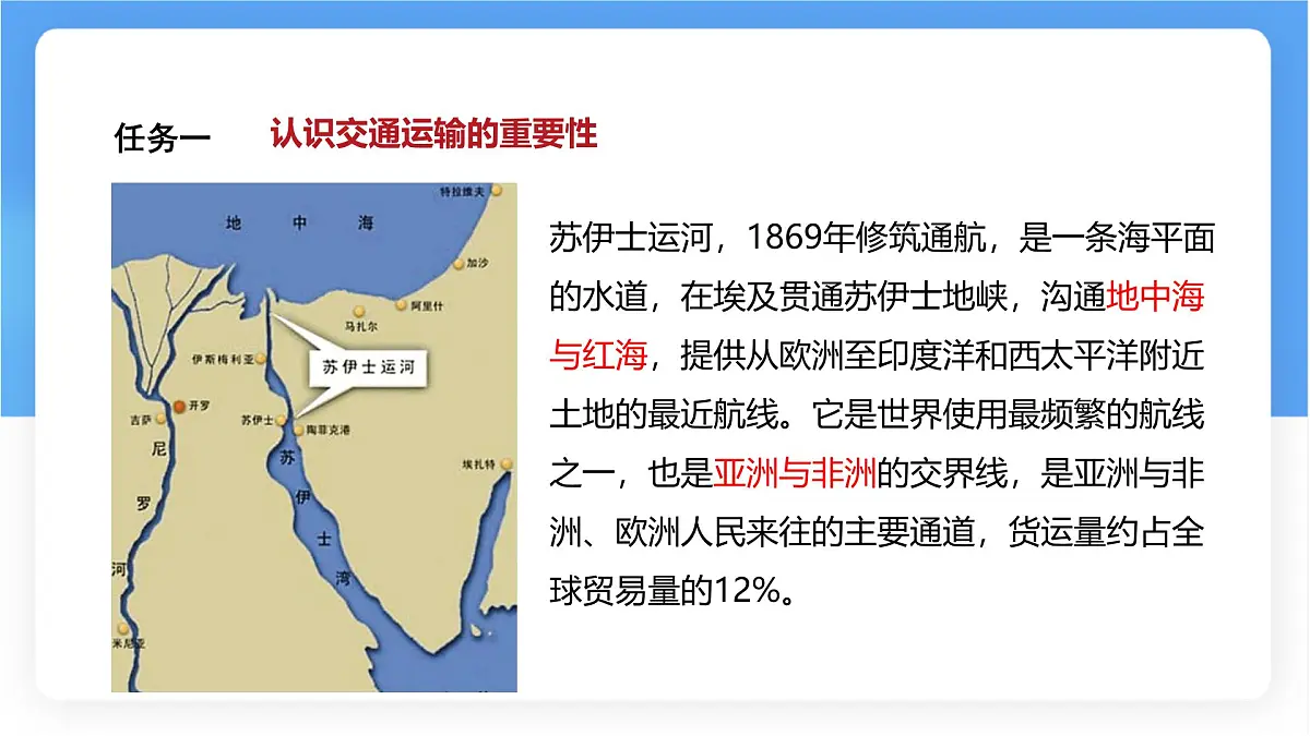 湘教版(2024年)地理七年级上册 探究与实践 交通运输在全球经济发展中的重要作用课件第6页
