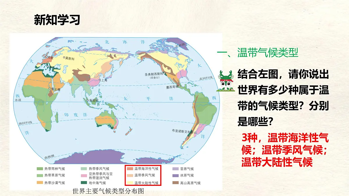 湘教版(2024年)地理七年级上册 5.4.2 温带的气候类型寒带气候和高山高原气候 课件第4页