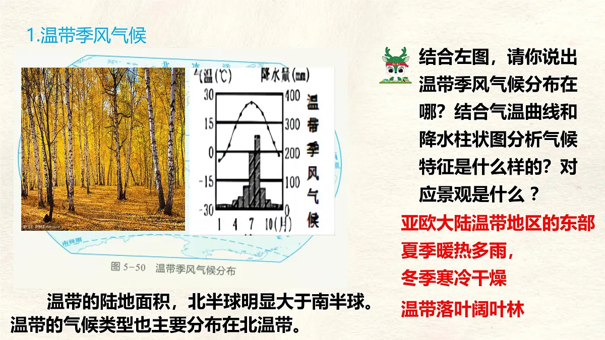 湘教版(2024年)地理七年级上册 5.4.2 温带的气候类型寒带气候和高山高原气候 课件第5页