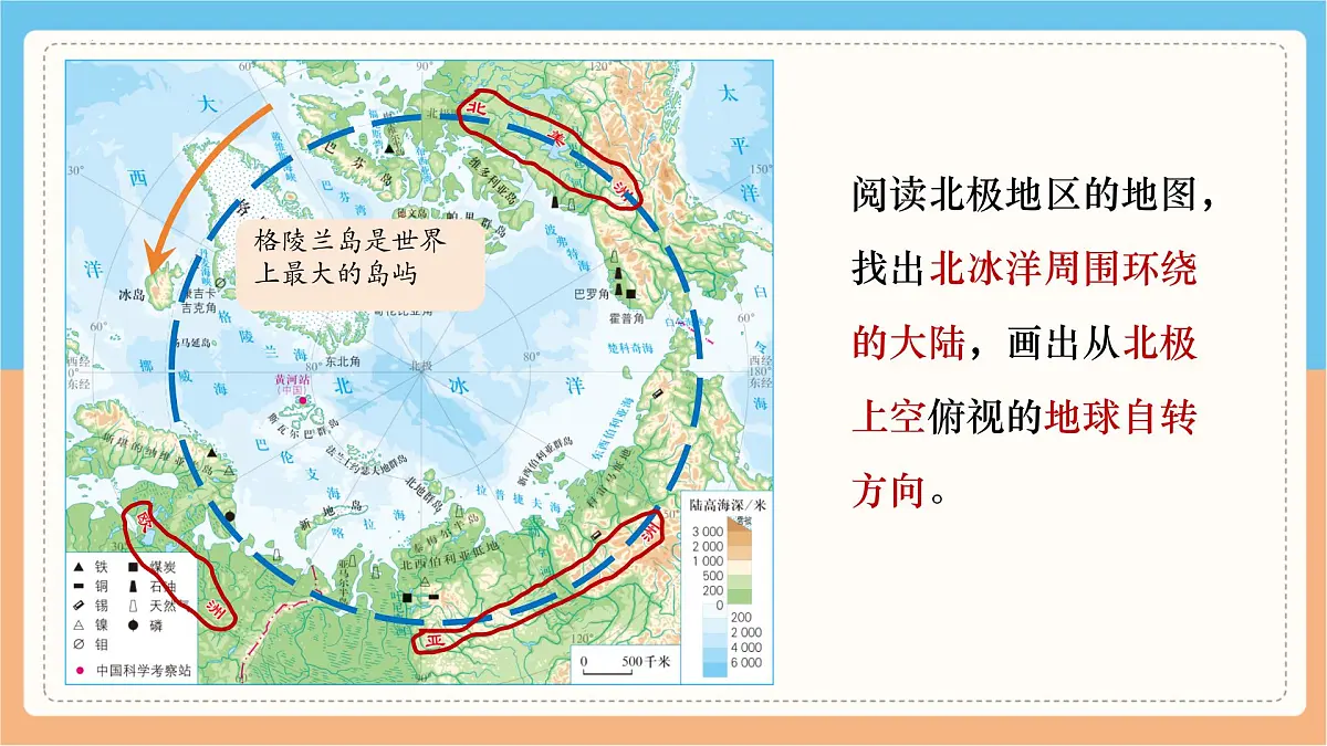 人教版地理七年级下册第十一章《极地地区》课件第4页