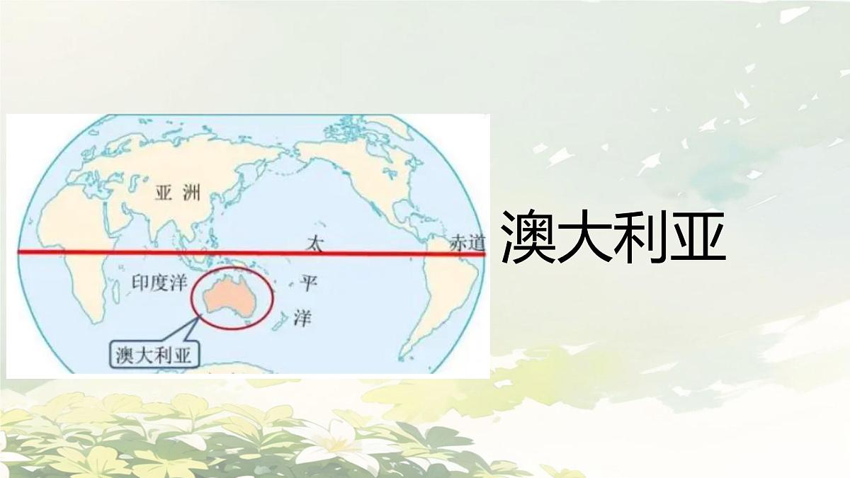 初中地理人教版(2024)七年级下册9.4 澳大利亚 课件第1页