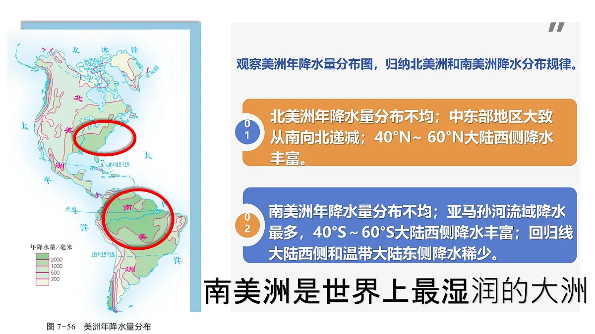 初中地理湘教版(2024)七年级下册7.3 美洲 课件第3页
