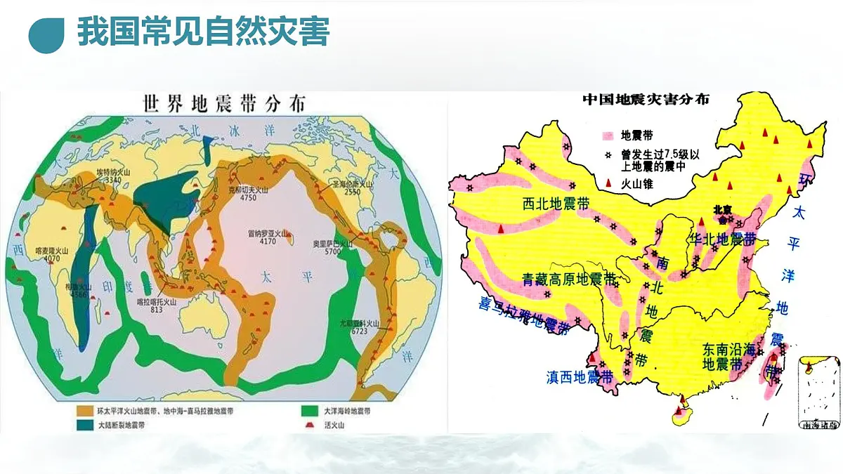 初中地理中图版(2024)七年级下册6.1 自然灾害与防治 课件第6页