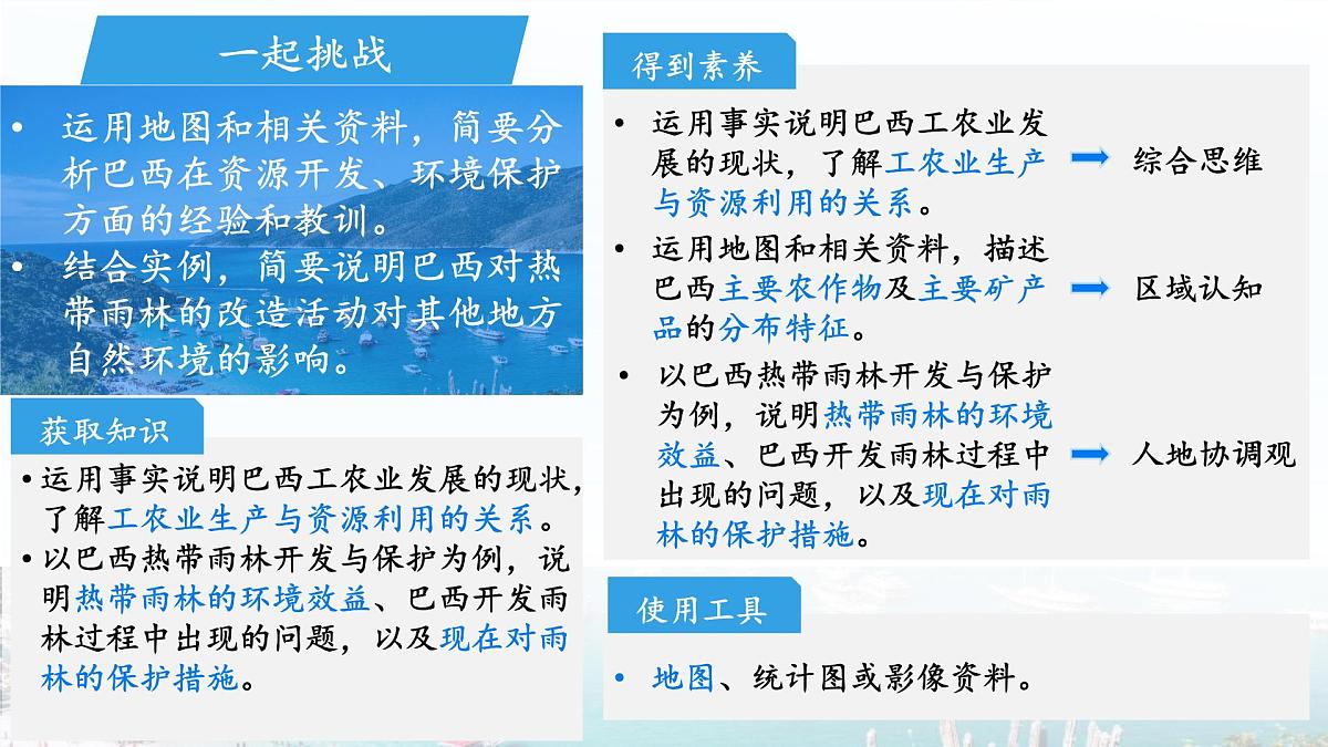 第二节 巴西(第2课时)课件 地理人教版(2024)七年级下册第十章第2页