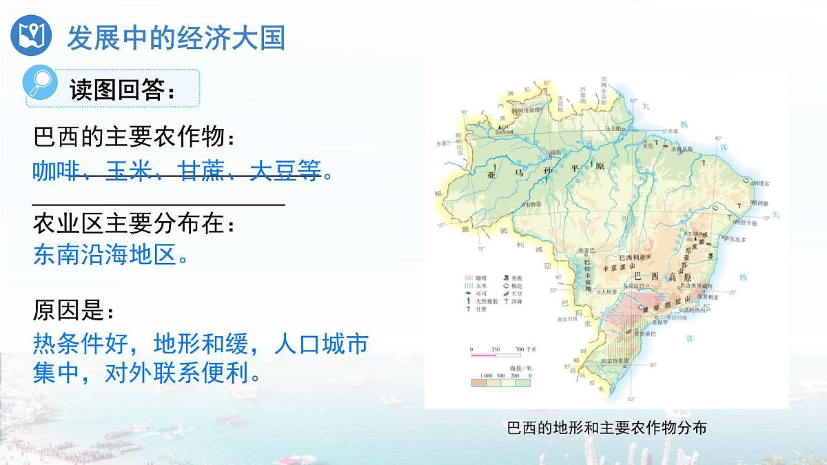 第二节 巴西(第2课时)课件 地理人教版(2024)七年级下册第十章第7页