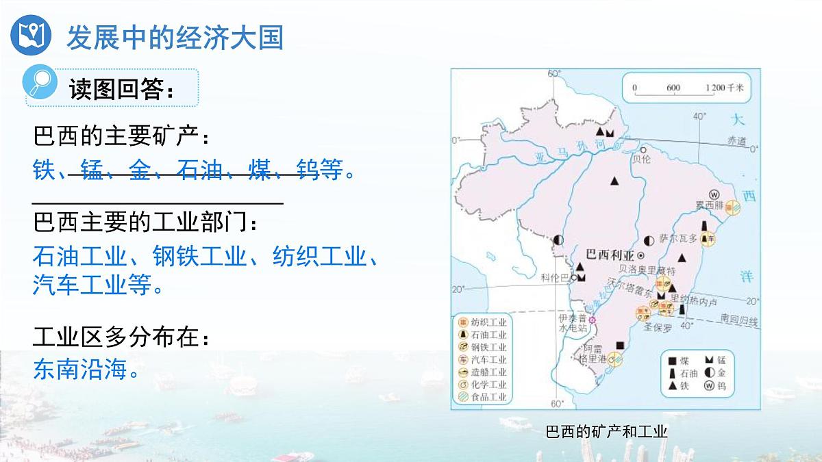 第二节 巴西(第2课时)课件 地理人教版(2024)七年级下册第十章第8页