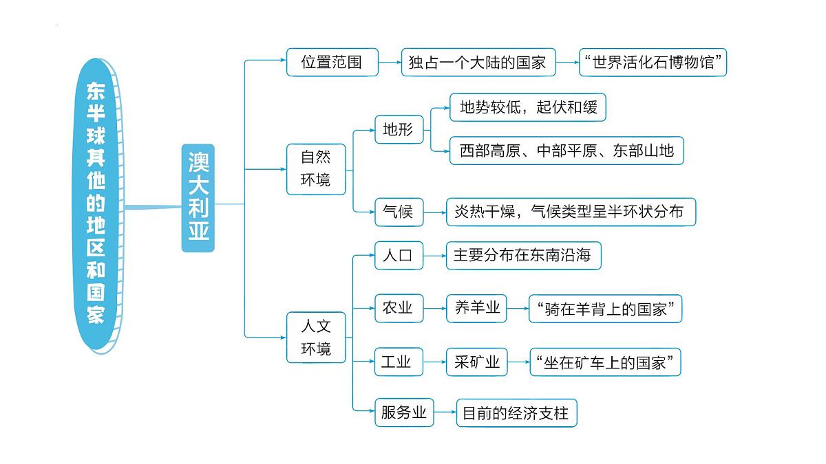 人教版地理七年级下册第九章东半球其他的地区和国家章末复习课件第4页