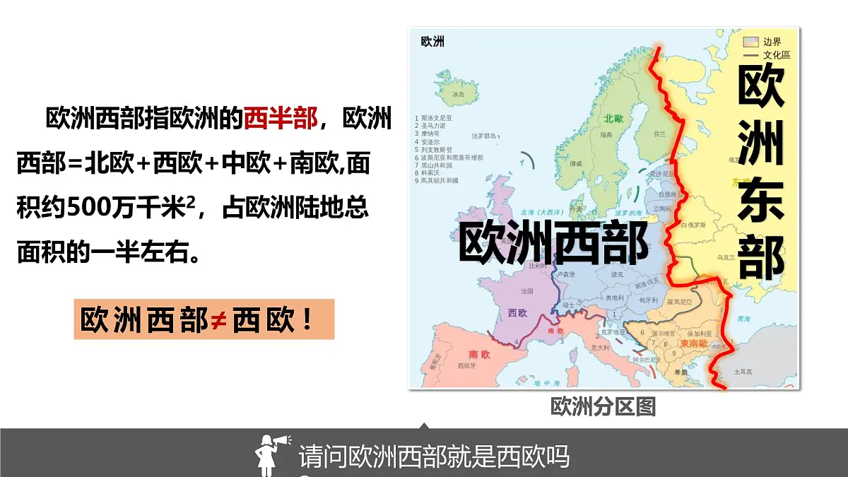湘教版七年级下册地理8.4《欧洲西部》PPT课件第6页