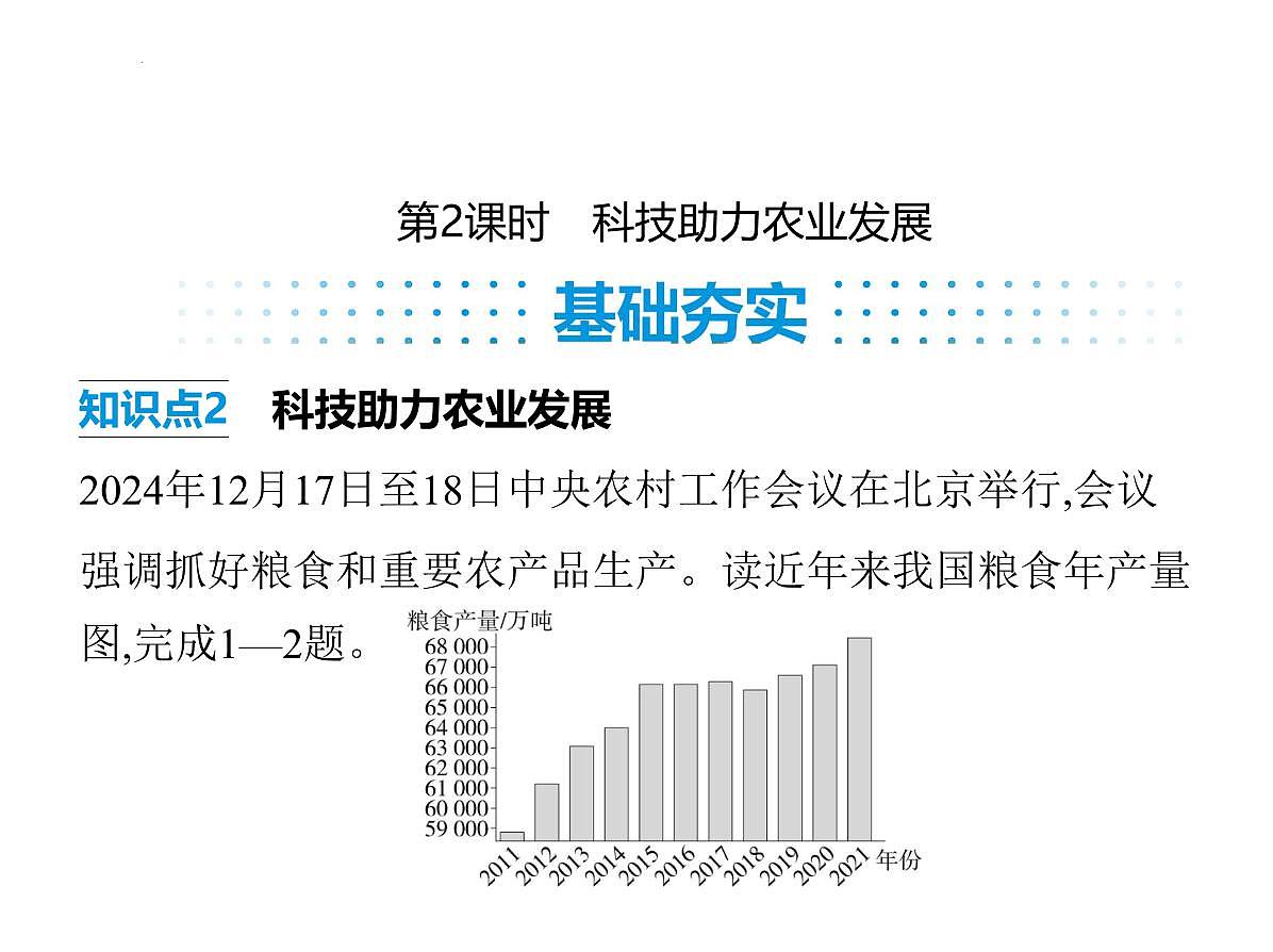 4.1 农业第2课时 科技助力农业发展 课件-2025-2026学年八年级地理上学期人教版(2024)第1页