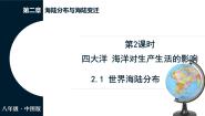 初中中图版（2024）第一节 世界海陆分布备课ppt课件