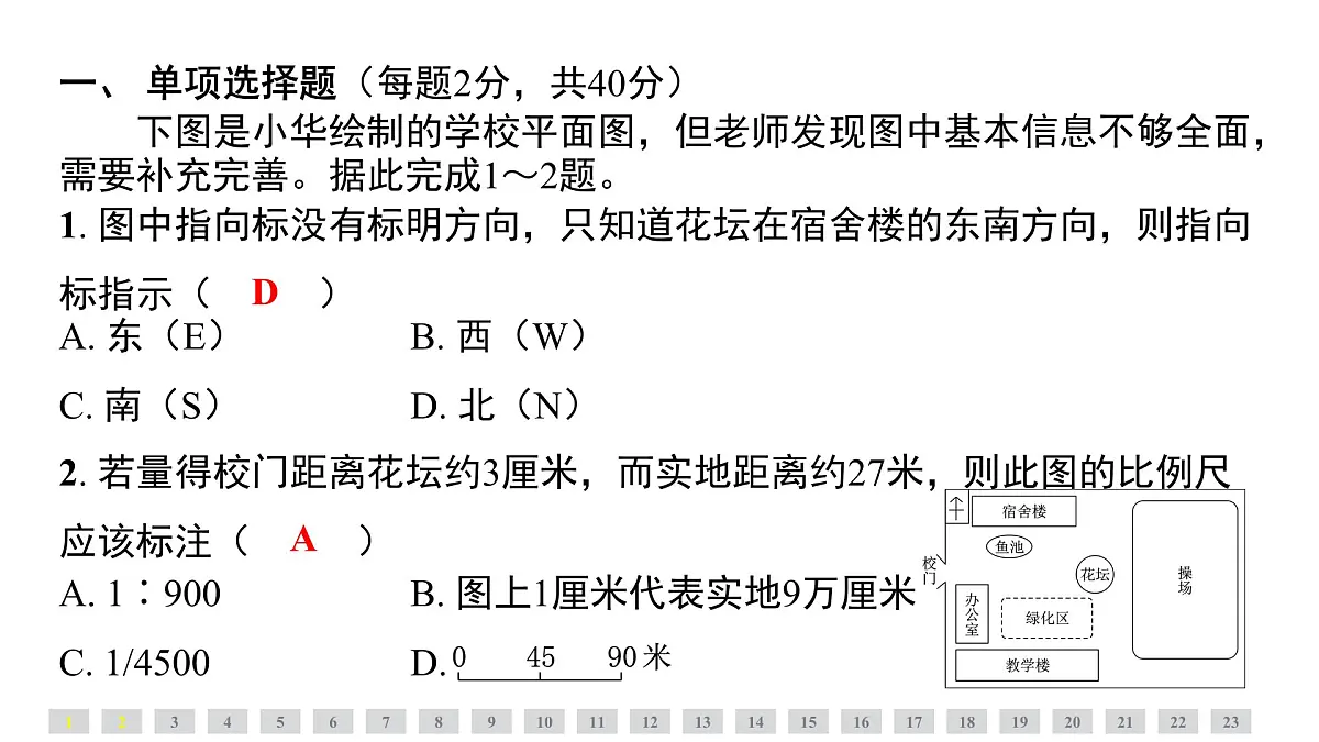 第二章 地图 人教版(2024)地理七年级上册课件第2页