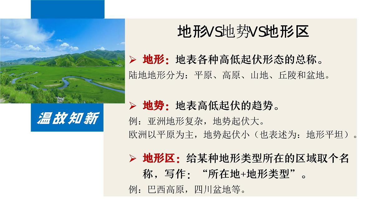 2.1.1地形【课件】——2025新教材人教版初二地理上册第6页