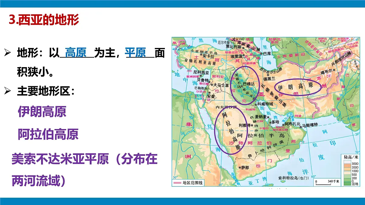 2024—2025学年下学期七年级地理下册人教版第九章 东半球其他的地区和国家章复习(第1课时)PPT第8页