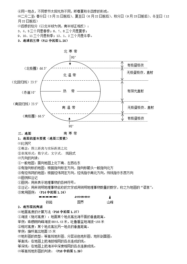 中考地理知识点归纳汇总第3页
