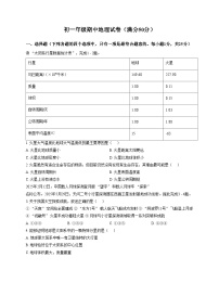 吉林省吉林市龙潭区吉化第三中学校2025_2026学年七年级上学期期中地理试题（文字版，含答案）