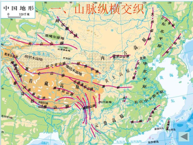 人教版八年级地理上册2.1中国地形(共60张ppt)02