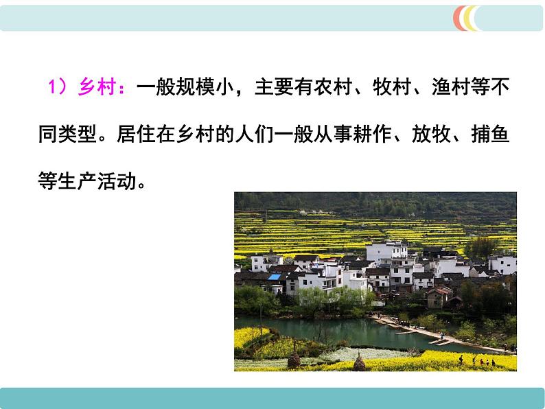 第四章 第三节 人类的聚居地——聚落 精品课件05