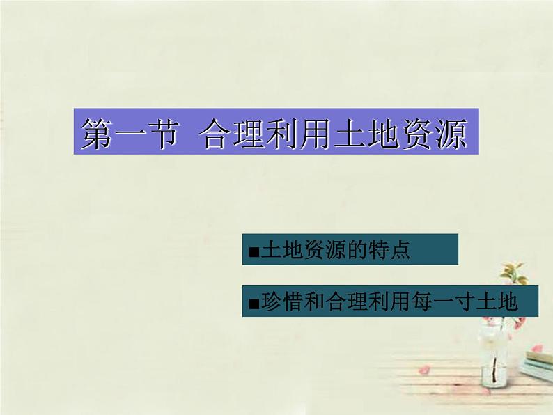 3.1 合理利用土地资源【课件】 (新版)商务星球版共33张PPT07