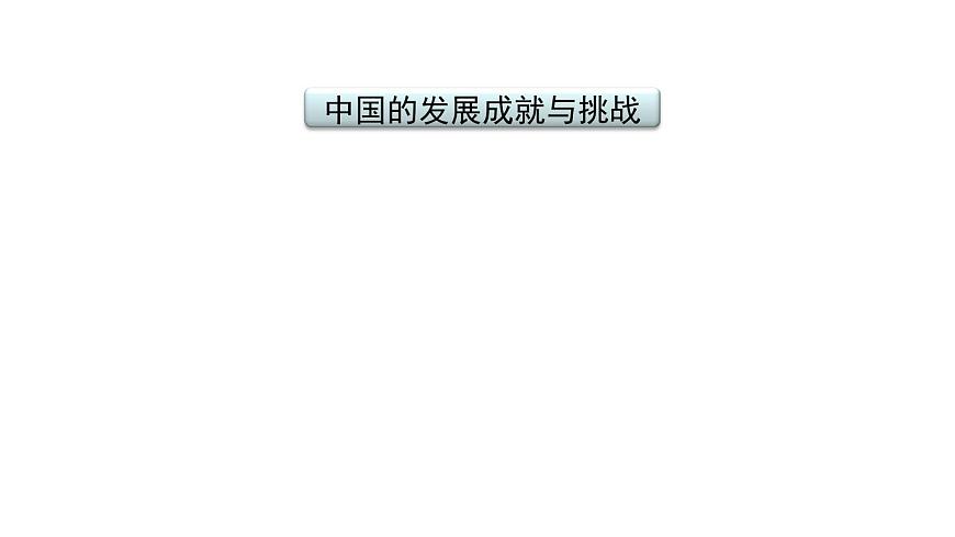 2021年春人教版地理中考復(fù)習(xí) 專題20 中國在世界中 中國的發(fā)展成就與挑戰(zhàn)課件第2頁
