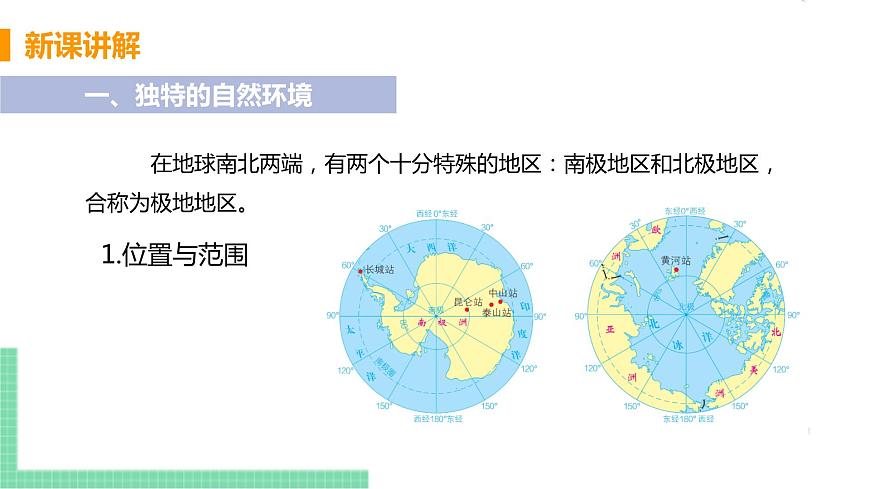 人教版七年級(jí)地理下冊(cè) 第十章 《極地地區(qū)》PPT課件第5頁(yè)