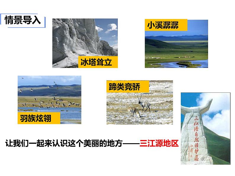 2020-2021学年八年级下册地理教学课件 第九章第二节 高原湿地——三江源地区02