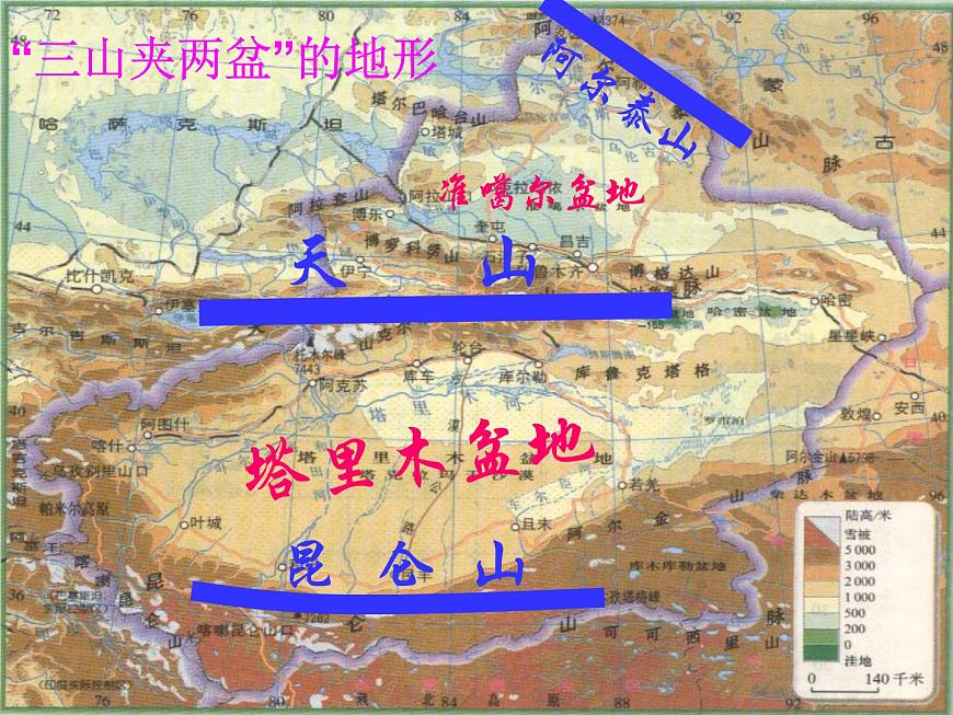 上海教育版地理七年級上冊課件：中國區(qū)域篇1.1新疆維吾爾自治區(qū)（共35張PPT）第3頁