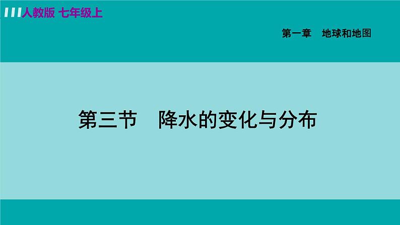 人教版七年级地理上册 第三章 第三节 降水的变化与分布 课件03
