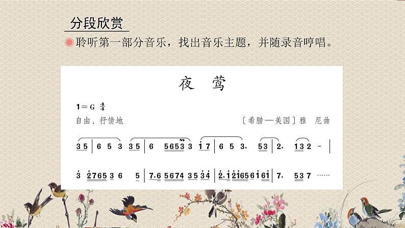 人教版八年级上册 电子空间站/选听《夜莺》 课件06