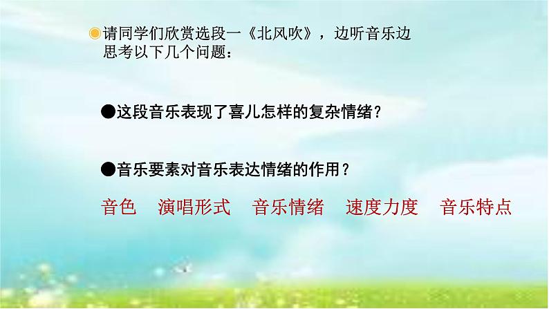 人教版音乐八年级上册3.2歌剧《白毛女》选段 课件(18张,内嵌音频)第5页
