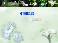 花城版九年级音乐上册第二单元 江苏 《茉莉花》课件（9张）