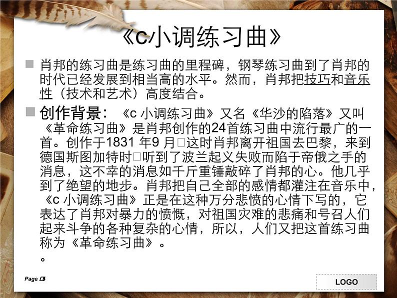 湘艺版音乐八年级上册第四单元c小调(“革命”)练习曲 课件 教案 音频 (2)05