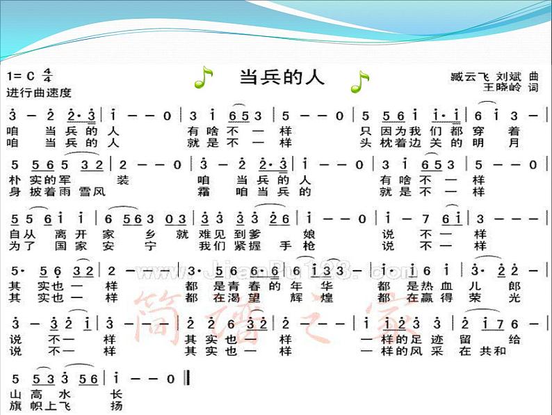 当兵的人 课件第4页