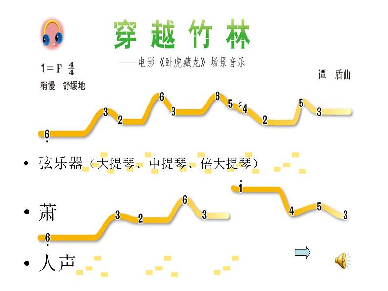 初中音乐人音版 七年级下册 穿越竹林 课件06
