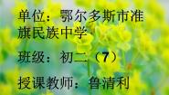 初中音乐人音版八年级下册第三单元 山野放歌欣赏花儿与少年图片课件ppt