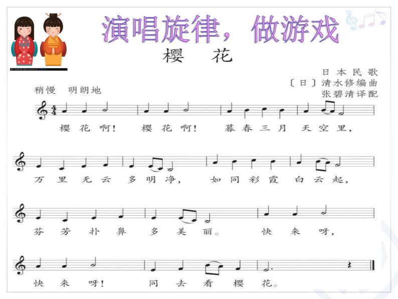初中音乐 人教课标版（五线谱） 七年级上册 樱花 (1) 课件06