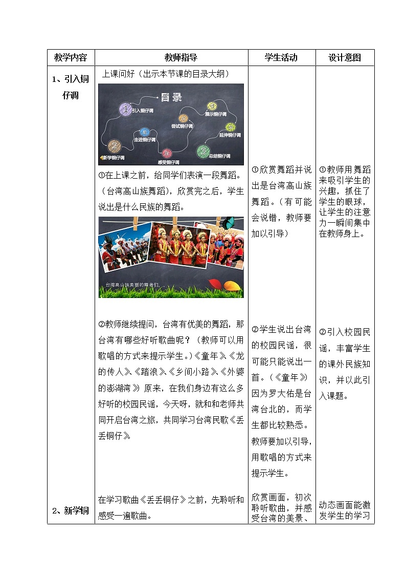 湘教版七年级下册音乐 5.1丢丢铜仔 教案第2页