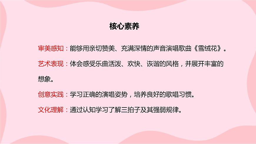 【核心素養(yǎng)目標(biāo)】人音版（2012）音樂(lè)八上2.1 《雪絨花》課件第2頁(yè)