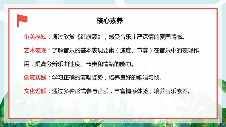 【核心素养目标】人教版(2012)音乐七年级上2.2 红旗颂 课件+教学设计+素材02